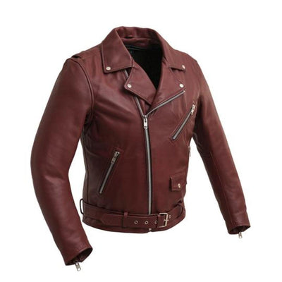 First Manufacturing Fillmore Jacket, Oxblood - American Legend Rider