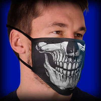 Hot Leathers Skull Face Mask - American Legend Rider