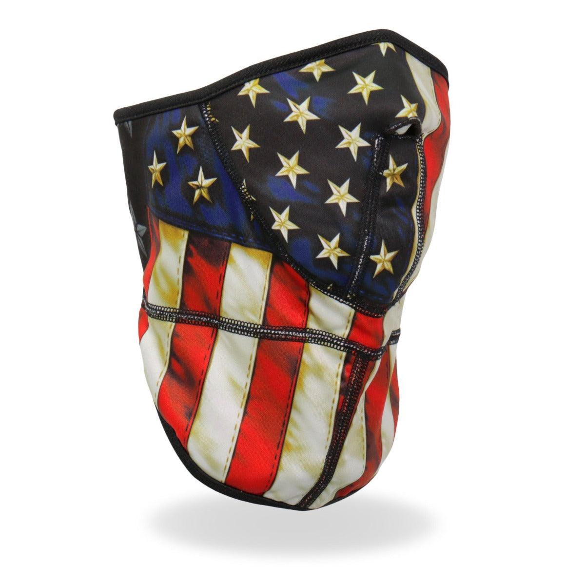 Hot Leathers American Flag Face Wrap - American Legend Rider