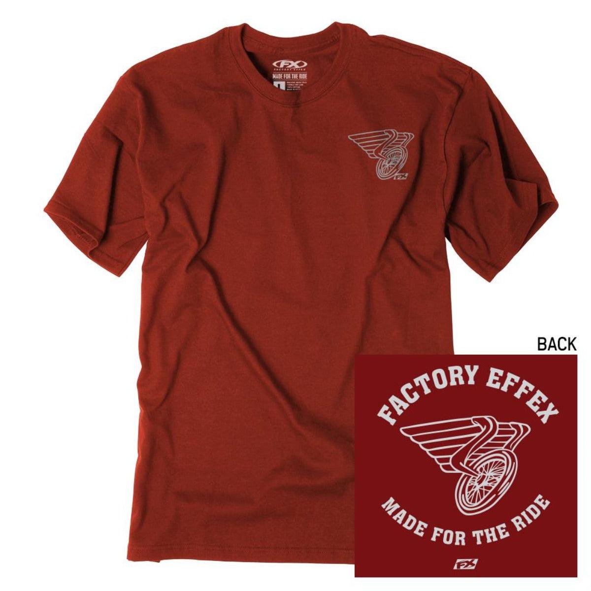 Factory Effex Men's FX Speed Wing T-Shirt, Cardinal - American Legend Rider