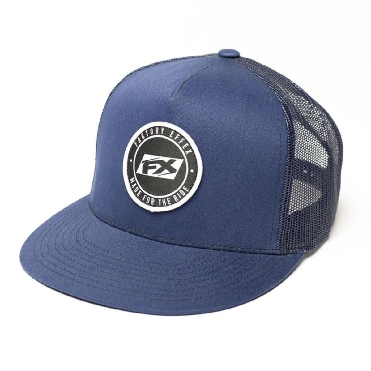 Factory Effex FX Statement Snapback Hat, Navy Blue - American Legend Rider