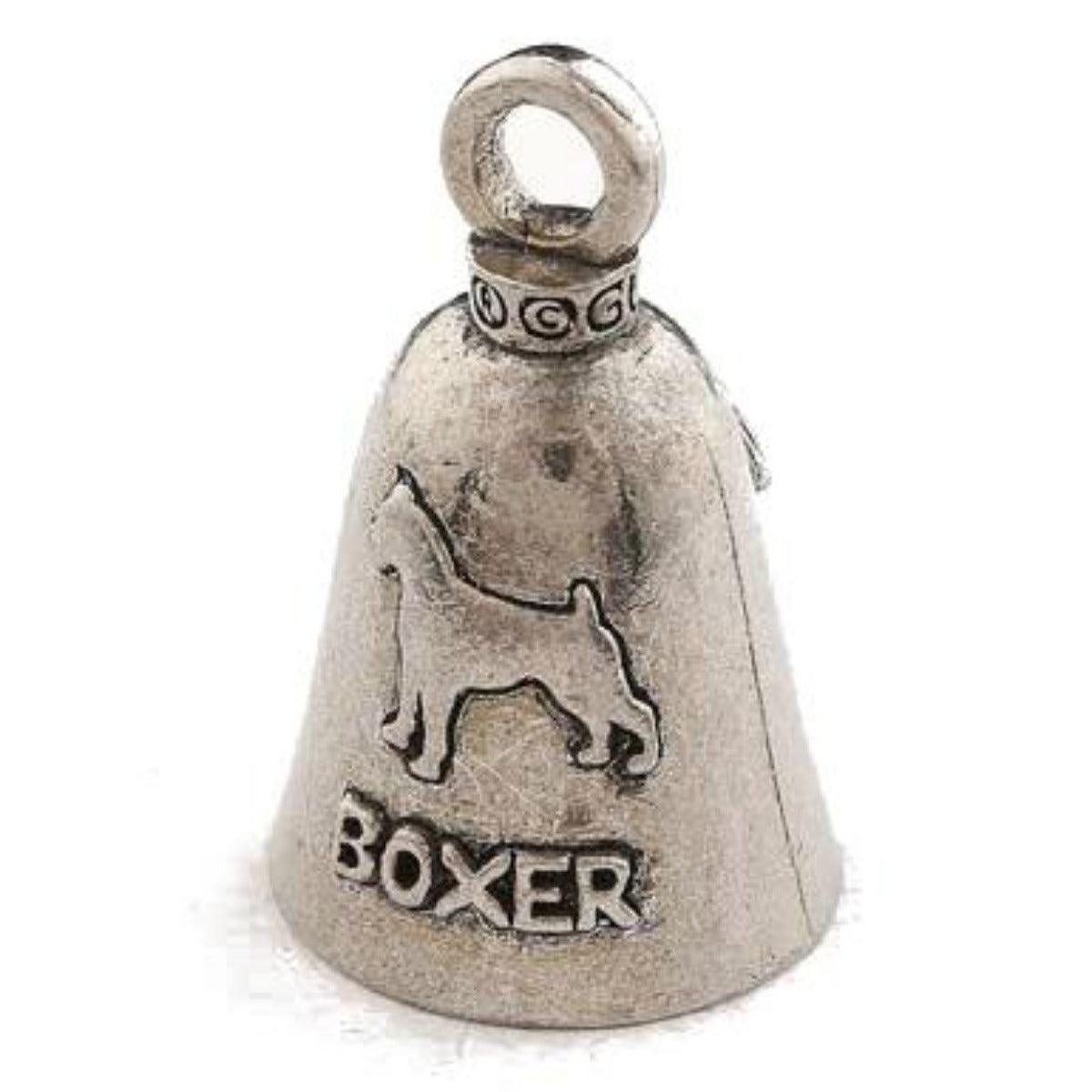 Daniel Smart Guardian Bell® Boxer Dog, Pewter, 1.5 x 1 in - American Legend Rider