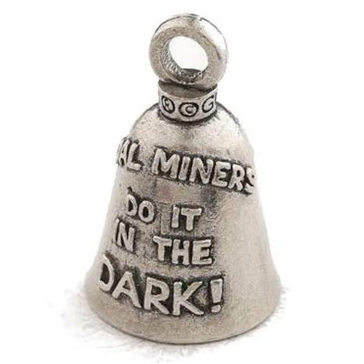 Daniel Smart Guardian Bell® Coal Miner, Pewter, 1.5 x 1 in - American Legend Rider