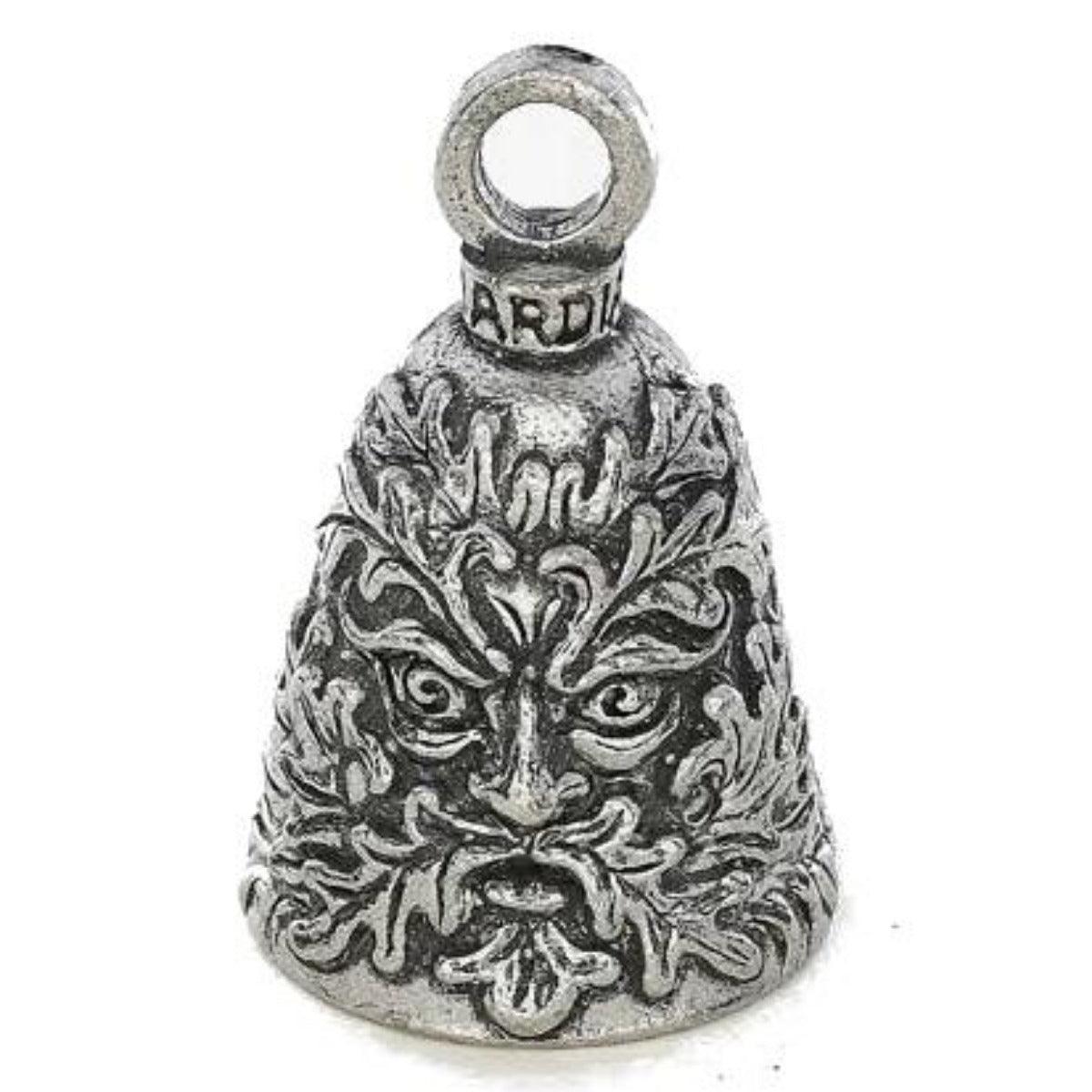 Daniel Smart Guardian Bell® Green Man, Pewter, 1.5 x 1 in - American Legend Rider