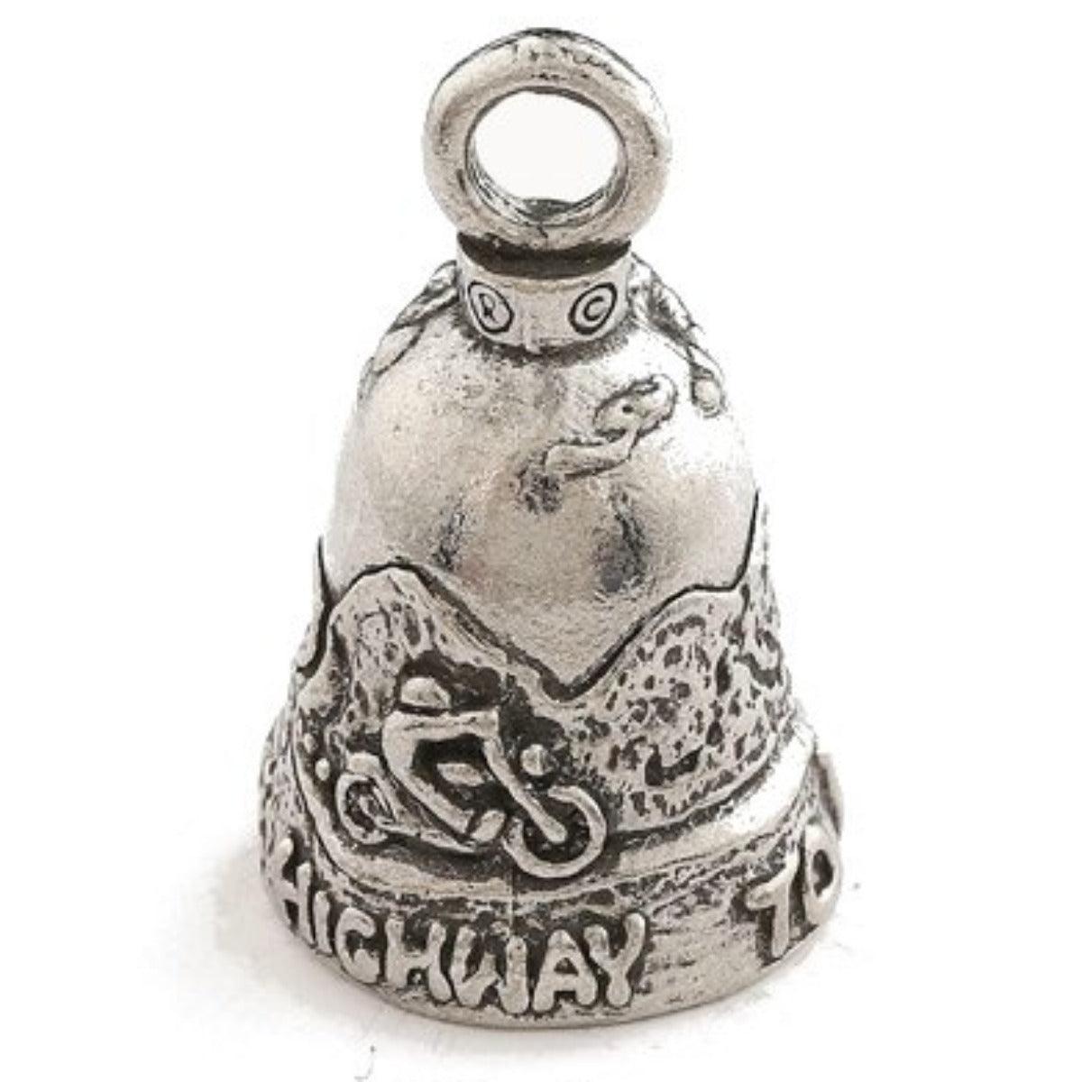 Daniel Smart Guardian Bell® Highway to Hell, Pewter, 1.5 x 1 in - American Legend Rider