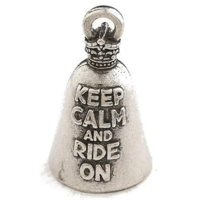 Daniel Smart Guardian Bell® Keep Calm, Pewter, 1.5 x 1 in - American Legend Rider