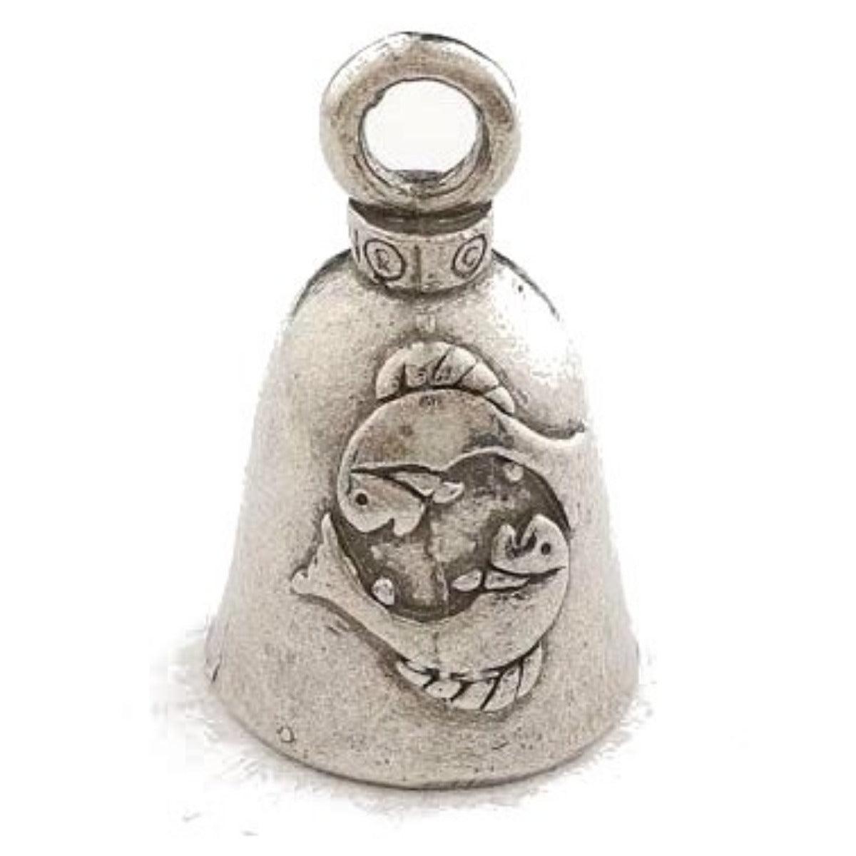 Daniel Smart Guardian Bell® Pisces, Pewter, 1.5 x 1 in - American Legend Rider