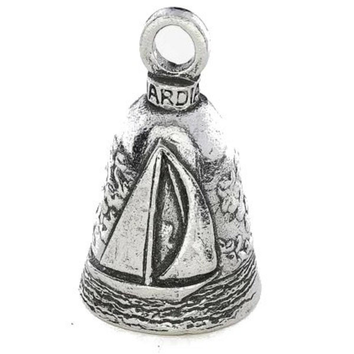 Daniel Smart Guardian Bell® Sailboat, Pewter, 1.5 x 1 in - American Legend Rider