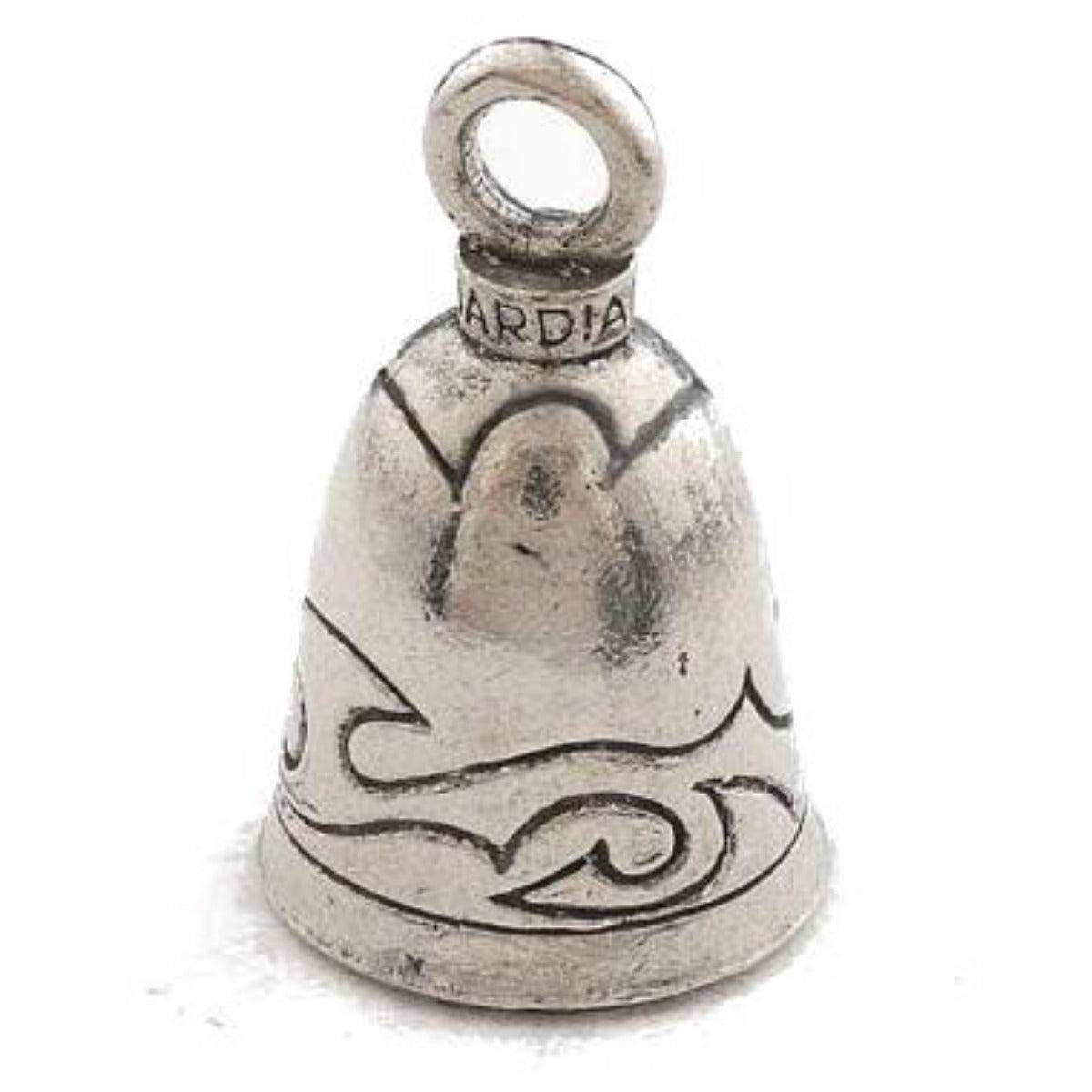 Daniel Smart Guardian Bell® Tribal, Pewter, 1.5 x 1 in - American Legend Rider