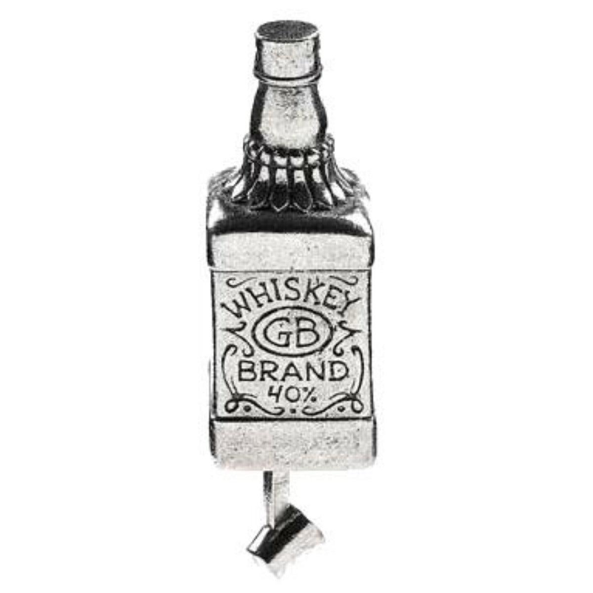 Daniel Smart Guardian Bell® Whiskey Bottle, Pewter, 1.5 x 1 in - American Legend Rider