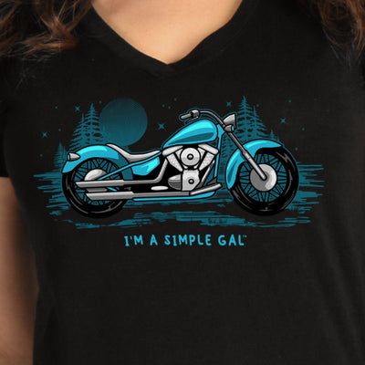 Hot Leathers Ladies Simple Gal T-Shirt
