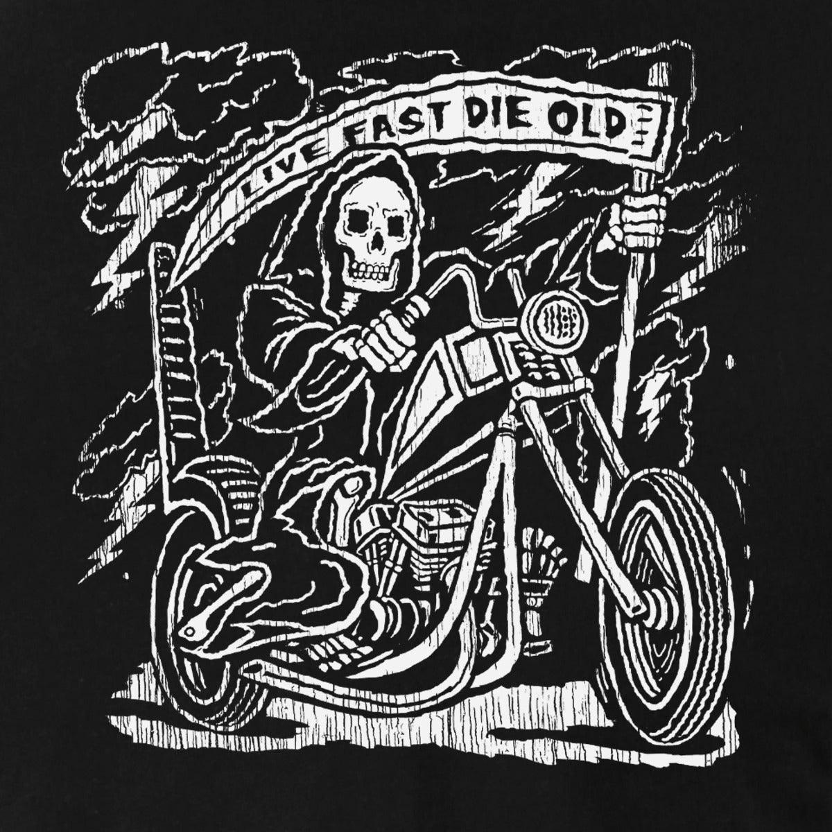 Hot Leathers Men's Vintage Reaper T Shirt - American Legend Rider