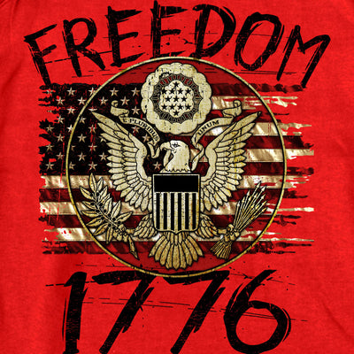 Hot Leathers 1776 Freedom Flag Jumbo Print Men's T Shirt