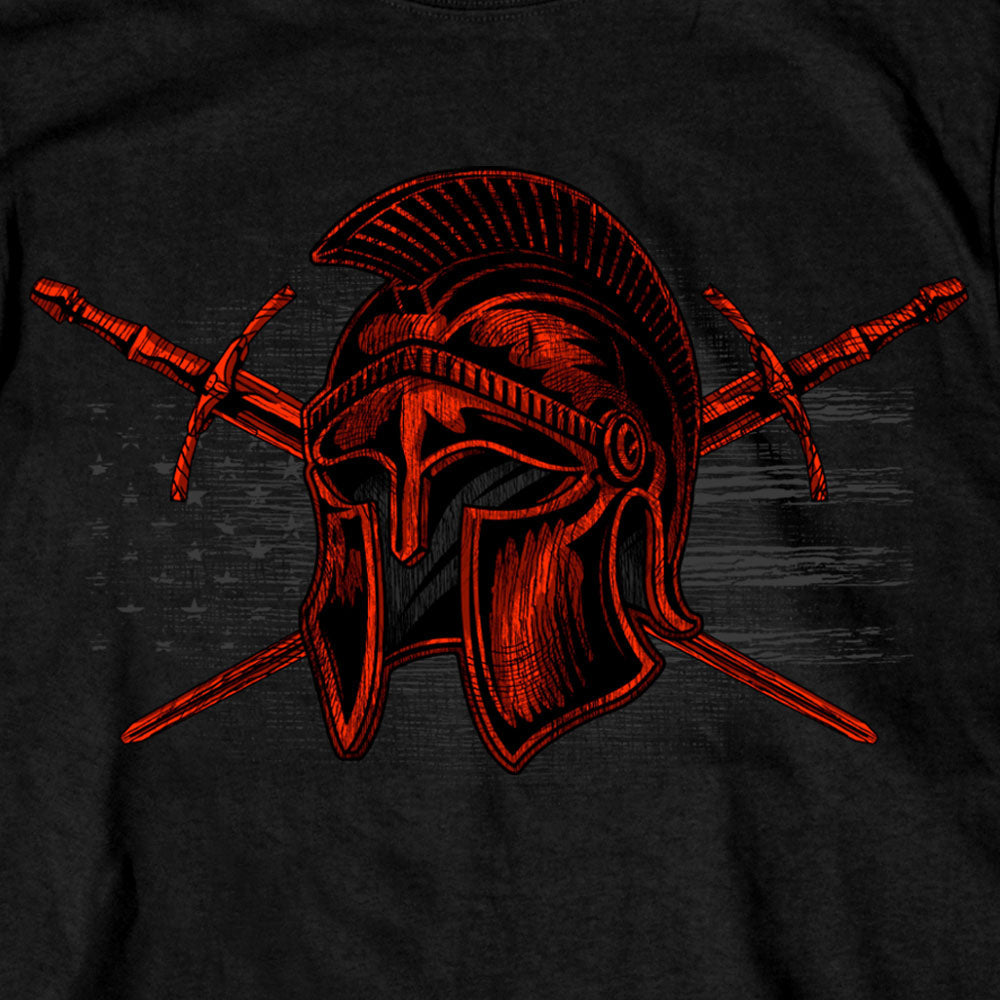 Hot Leathers Defend Your Liberty Roman Soldier T-Shirt