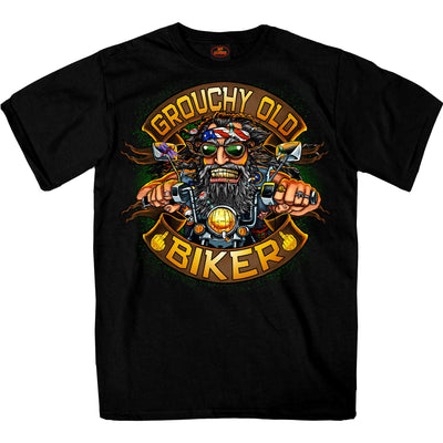 Hot Leathers Grouchy Old Biker T-Shirt