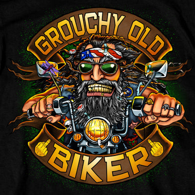 Hot Leathers Grouchy Old Biker T-Shirt