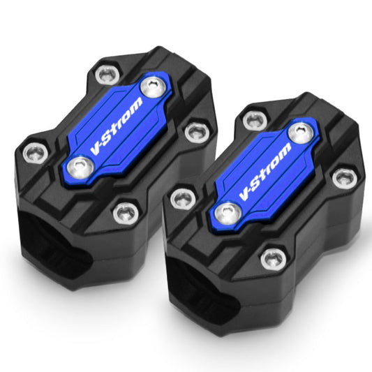 Motorcycle Accessories Engine Guard Bumper Protection Decorative Block For Suzuki, Black/Blue