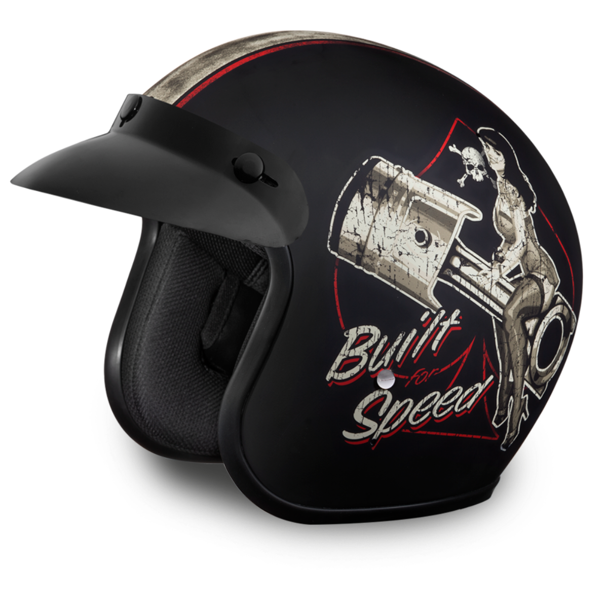 Daytona D.O.T Cruiser Built For Speed Helmet - American Legend Rider