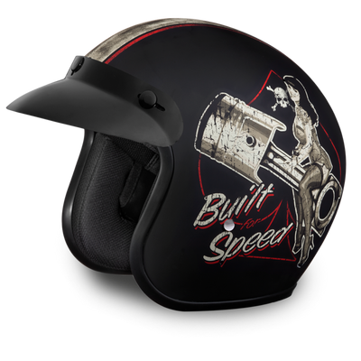 Daytona D.O.T Cruiser Built For Speed Helmet - American Legend Rider
