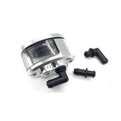 Motorbike Clutch & Brake Cylinder Fluid Reservoir Cup - Silver