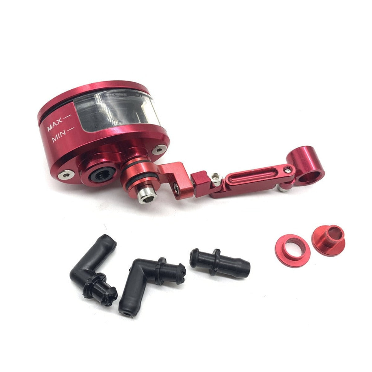 Motorbike Clutch & Brake Cylinder Fluid Reservoir Cup - Red