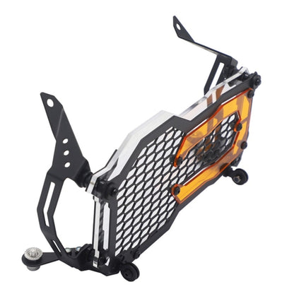 Motorcycle Headlight Protector Grille Guard for BMW, Black/Orange