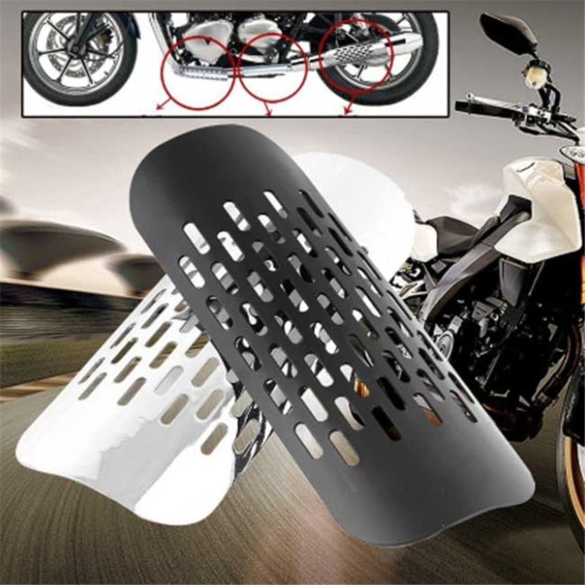 Universal Motorcycle Exhaust Pipe Protector