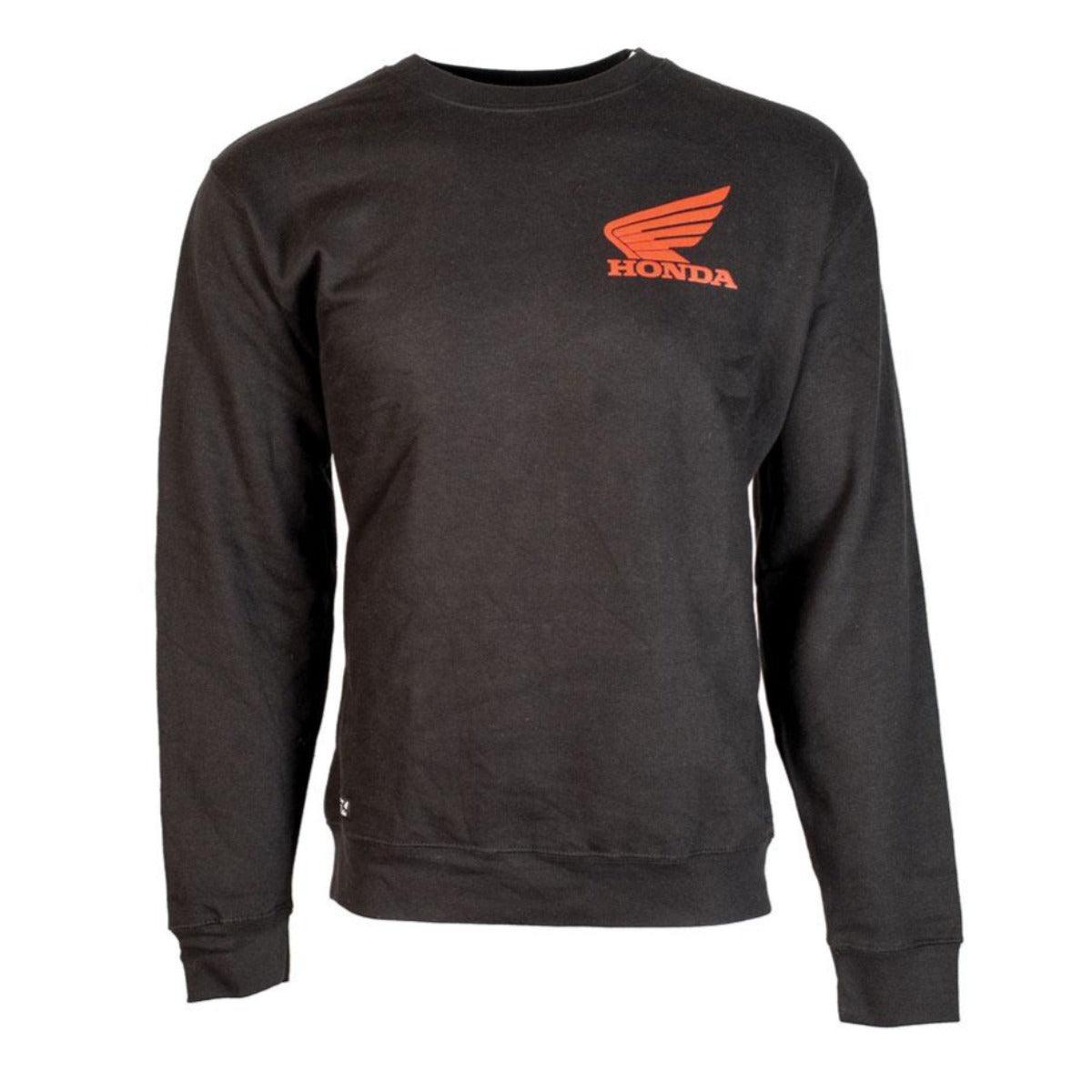 Factory Effex Honda Men's Crew Sweatshirt, Black - American Legend Rider