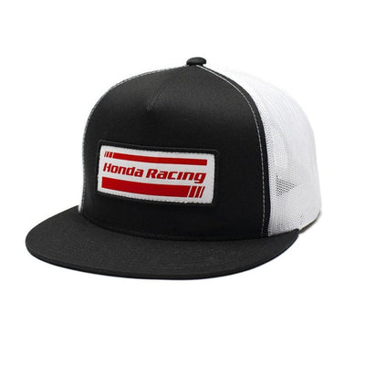 Factory Effex Honda Racing Snapback Hat, Black/White - American Legend Rider