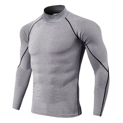 Men's Quick Dry Thermal Underwear - Gray w/ Black Lining