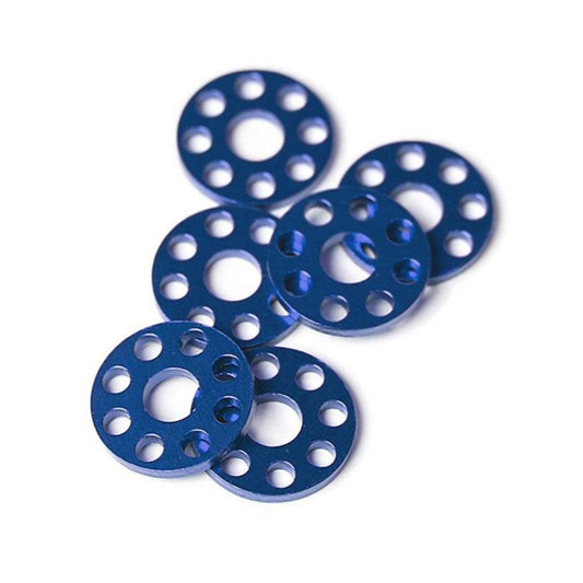 Factory Effex UltraLite Drilled Aluminum Washers - 18mm - American Legend Rider