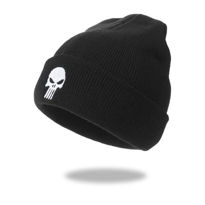 Stay warm on cold winter days with this high-quality Unisex Embroidered Beanie Hat. The black Unisex Embroidered Beanie Hat features a skull design, making it a stylish accessory for both men and women.
