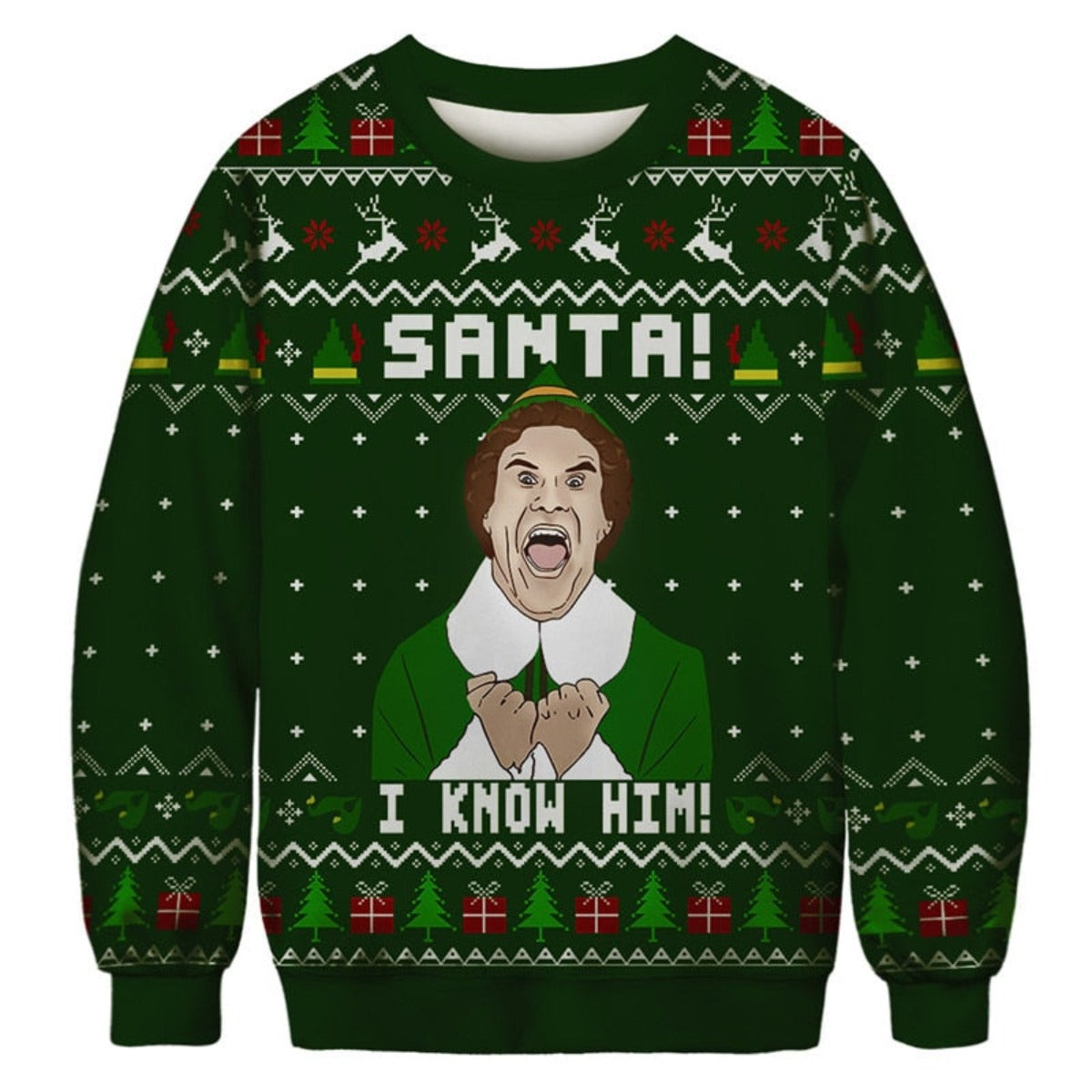 Santa, I Know Him Ugly Christmas Sweater