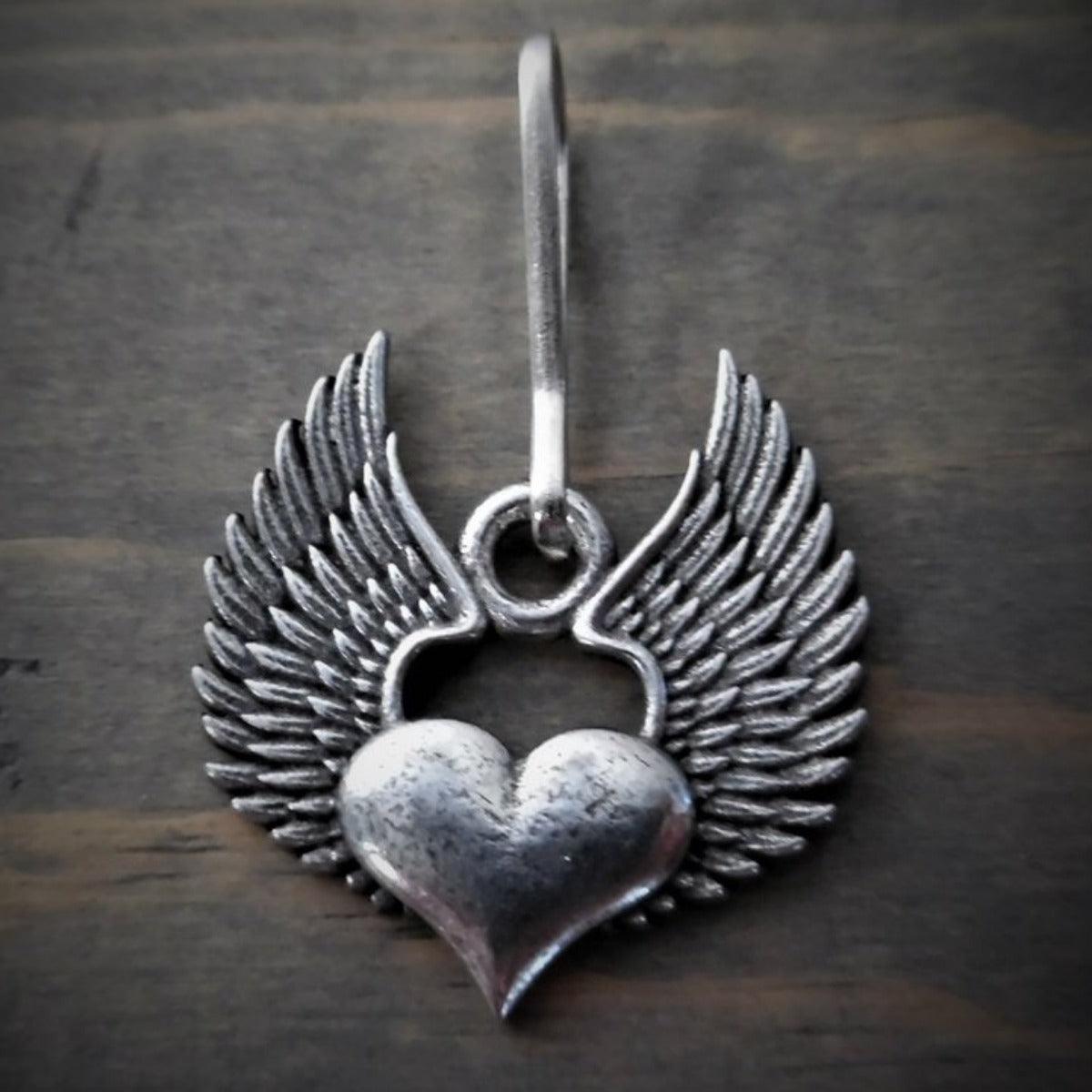 Daniel Smart Heart Wing Zipper Pull - American Legend Rider