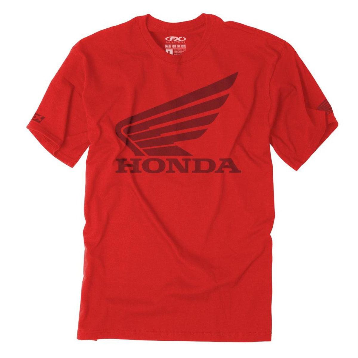 Factory Effex Men's Honda Big Wing T-Shirt - Red - American Legend Rider