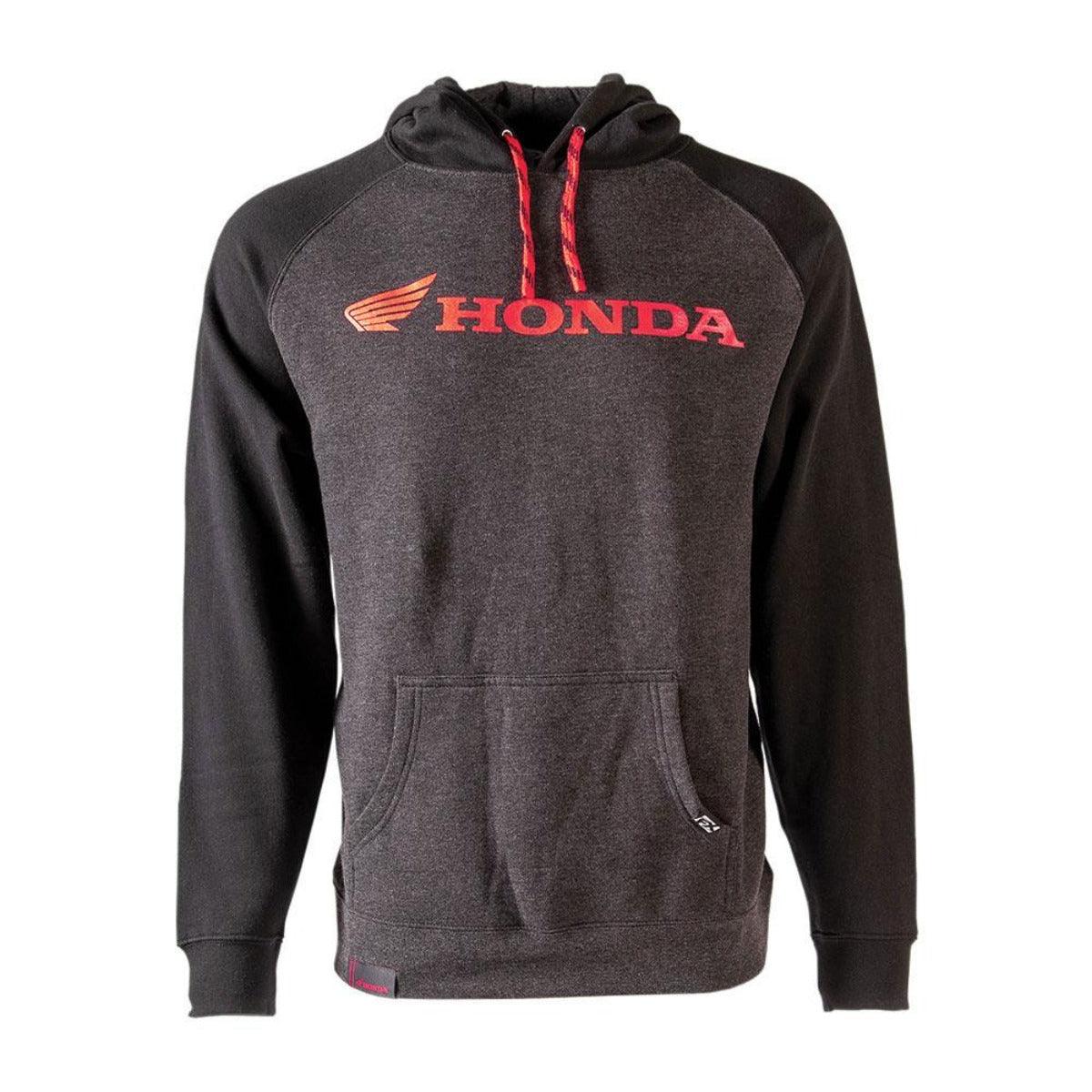 Factory Effex Men's Honda Landscape Pullover Hoodie, Black/Charcoal - American Legend Rider