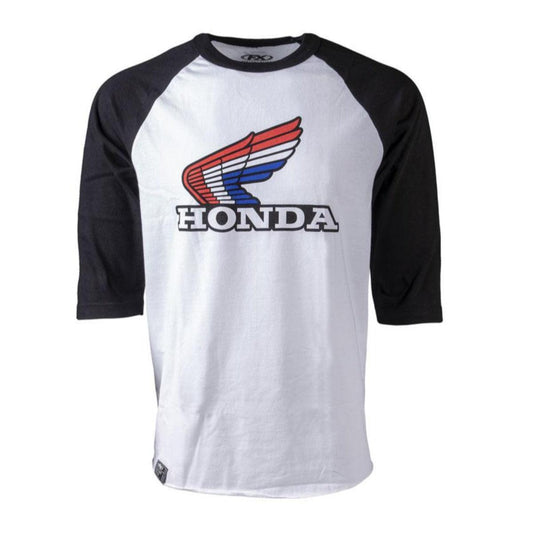 Factory Effex Men's Honda Vintage Baseball T-Shirt - American Legend Rider