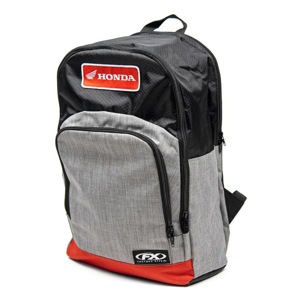 Factory Effex Honda Standard Backpack, Gray/Red - American Legend Rider