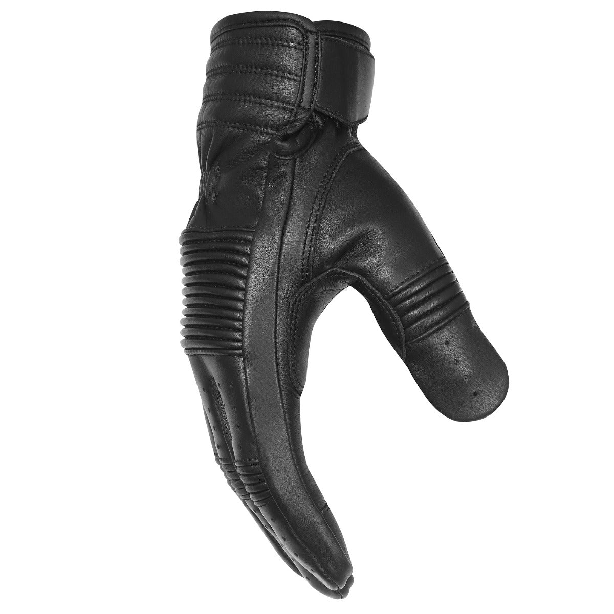 Vance Leather Men's Premium Mid-Length Leather Motorcycle Gloves