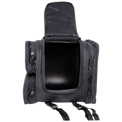 Vance Leather Power Pack Textile with 3 Expandable Side Pockets