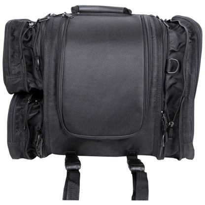 Vance Leather Power Pack Textile with 3 Expandable Side Pockets