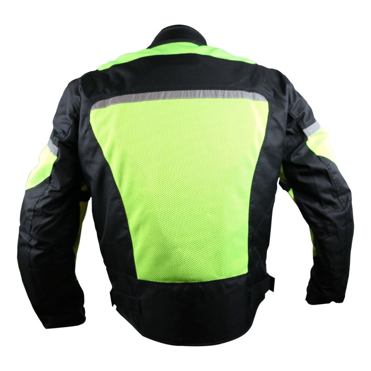 Vance Leather Windbreaker Hi-Vis Mesh/Textile CE Armor Motorcycle Jacket