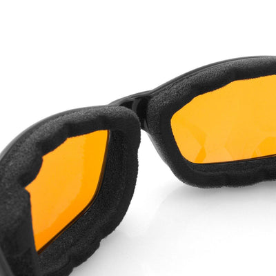 Bobster Invader Sunglasses, Gloss Black Frame, Clear Photochromic Lenses - American Legend Rider