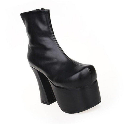 Women's Mid Calf Punk Boots - American Legend Rider