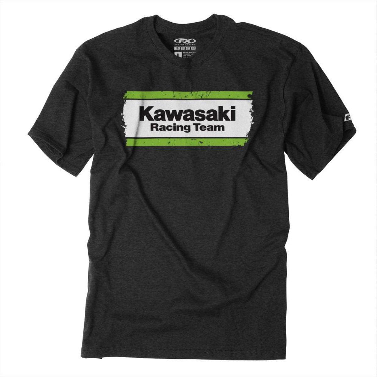 Factory Effex Men's Kawasaki Legend T-Shirt, Heather Charcoal - American Legend Rider