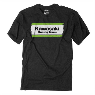 Factory Effex Men's Kawasaki Legend T-Shirt, Heather Charcoal - American Legend Rider