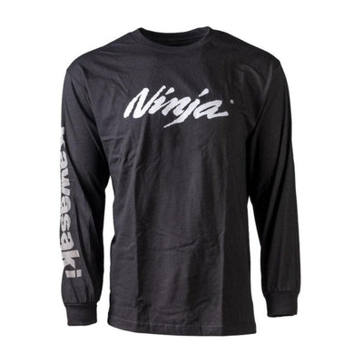 Factory Effex Men's Kawasaki Ninja Long Sleeve Shirt, Black - American Legend Rider