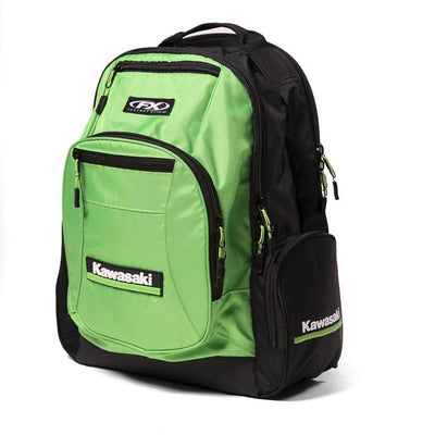 Factory Effex Kawasaki Backpack Premium, Green/Black - American Legend Rider