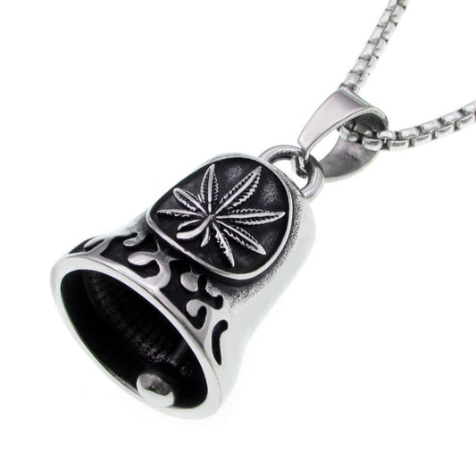Stainless Steel Pot Leaf Gremlin Bell
