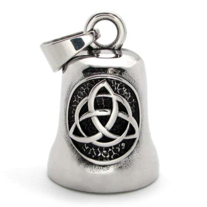 Father & Son Celtic Knot Gremlin Bell with This Bike Protected by the Good Lord Bell Bundle - American Legend Rider